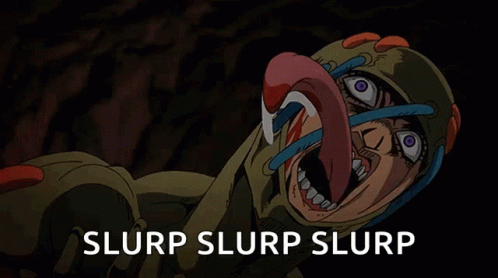 Jojos Bizzarre Adventure Slurp Slurp Slurp GIF