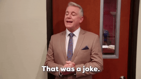 Joke Over Head Principal Horner Ms Pat GIF