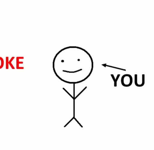 Joke Over Head Stickman Mobile Sketch GIF