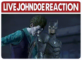 Joker And Batman With Live Johndoe Reaction GIF