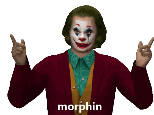 Joker Costume Man With Morphin