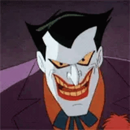 Joker from Batman Animated Series Smiling