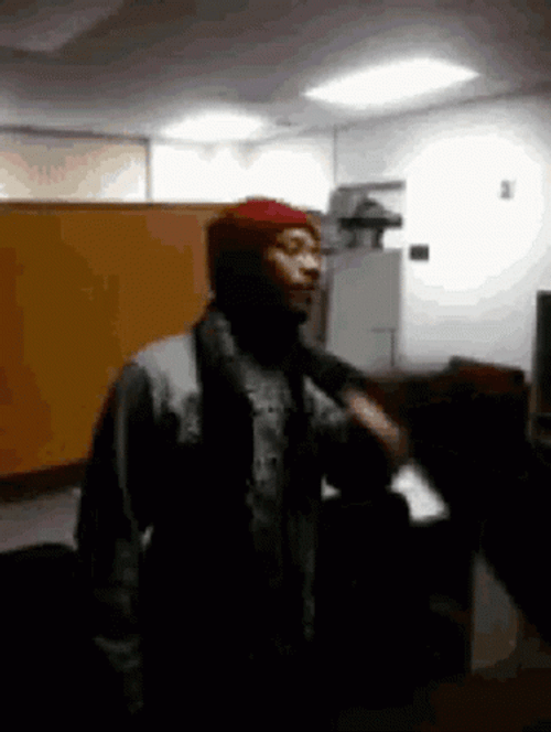 Joker Guy Doing I'm Out Expression GIF