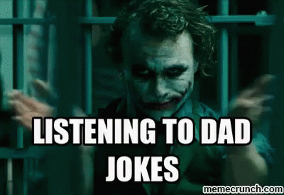 Joker Listening To Dad Jokes In Prison GIF
