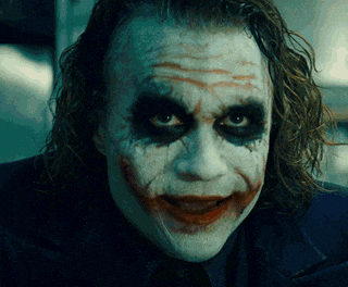 Joker's Insanity Shown To Parties GIF
