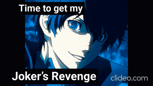 Joker's Revenge Cartoon Poster