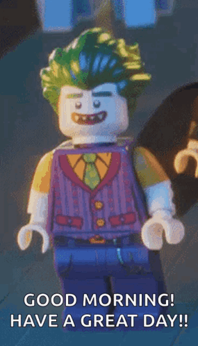 Joker Smiling Saying Good Morning