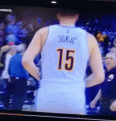 Jokic Piggy Back Ridden GIF