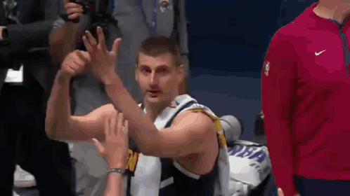 Jokic Ring Finger Motion GIF