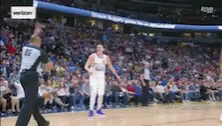 Jokic Shouting At The Referee GIF