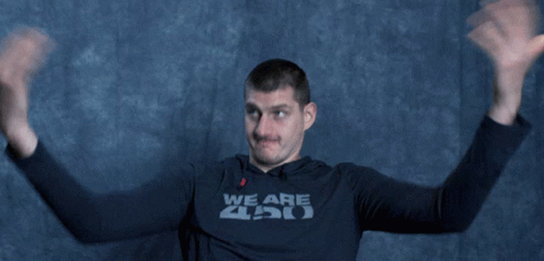 Jokic Taunting Come On GIF