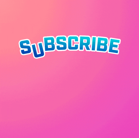 Jolly Lady Clicking Subscribe Button GIF