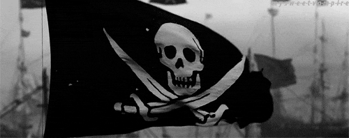 Jolly Roger Raised In The Wind GIF