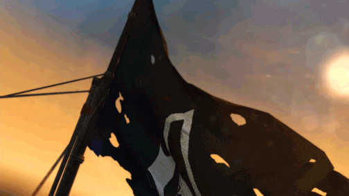 Jolly Roger Under The Sun GIF