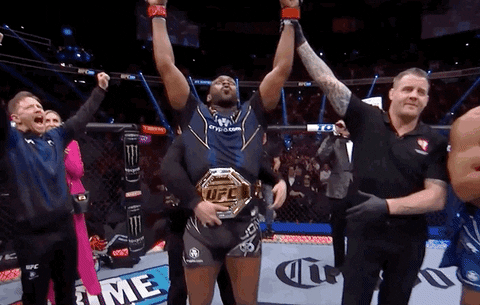 Jon Jones Victory Woooo GIF
