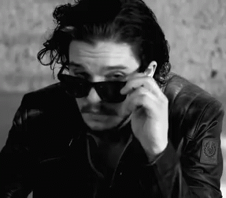 Kit Harrington Jon Snow Actor Taking Off Sunglasses GIF