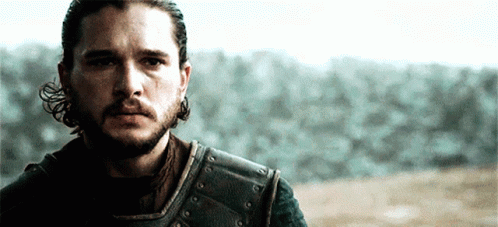 Jon Snow Burning Gaze Game Of Thrones GIF