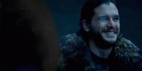 Jon Snow Big Smile GIF