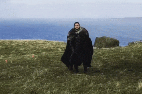 Jon Snow Flapping Coat Meme GIF
