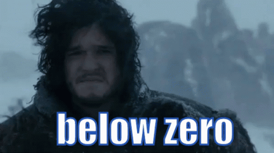Jon Snow Below Zero Freezing Cold GIF