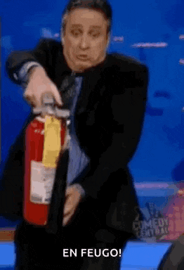 Jon Stewart Extinguish Gif GIF