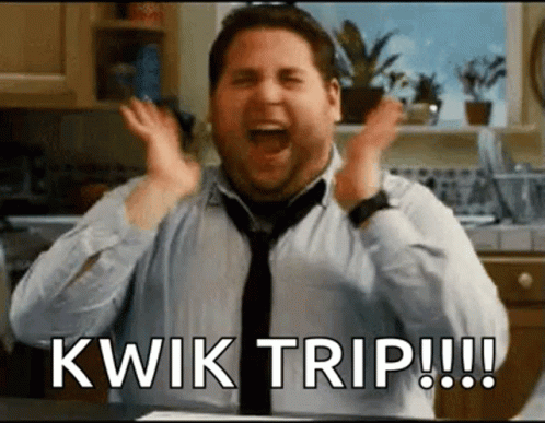 Jonah Hill Excited Kwik Trip GIF