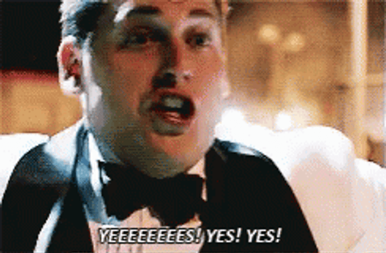 Jonah Hill Excited Yes Yes GIF