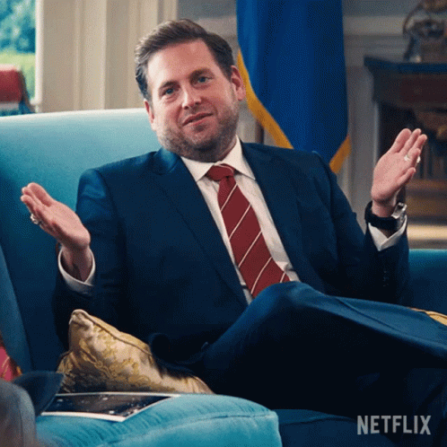 Jonah Hill Wink Open Arms GIF