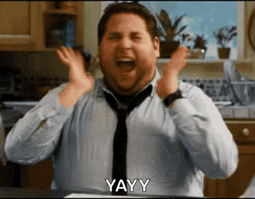 Jonah Hill Is So Excited Meme GIF