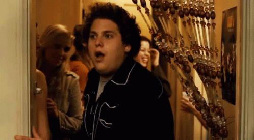 Jonah Hill Of Superbad Is So Hyper GIF