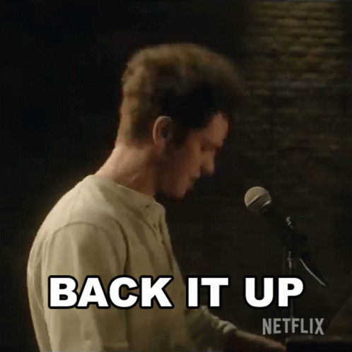 Jonathan Larson Back It Up GIF