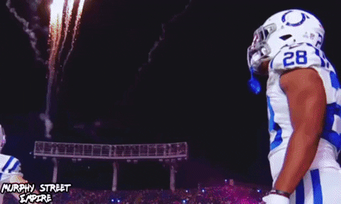 Jonathan Taylor Emotional Walk GIF