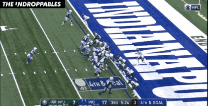 Jonathan Taylor Touchdown Jump GIF