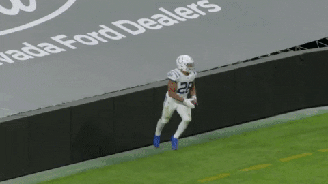 Jonathan Taylor Touchdown Strike GIF