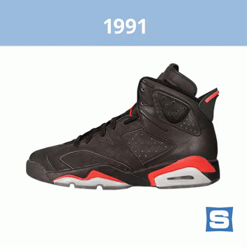 Jordan 4 1991 Black GIF