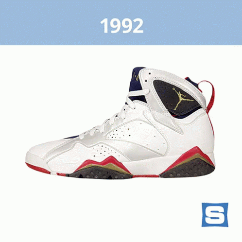 Jordan 4 1992 White GIF