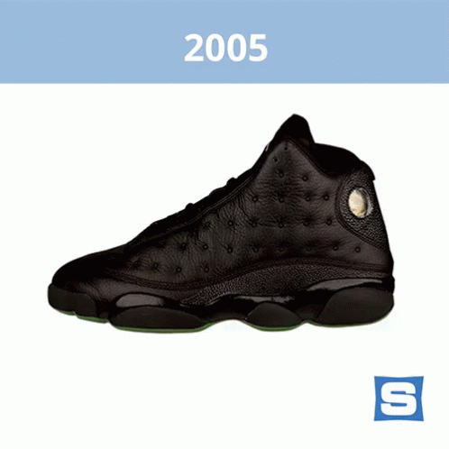 Jordan 4 2005 Black GIF