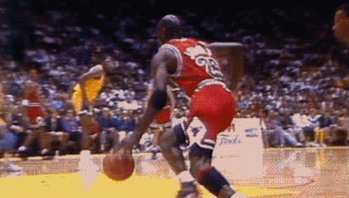 Jordan Basketball Slam Dunk GIF