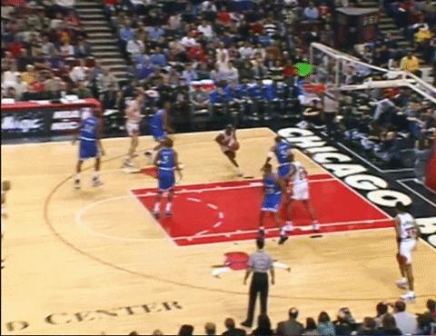 Jordan Bulls Dunk Nba 90s GIF