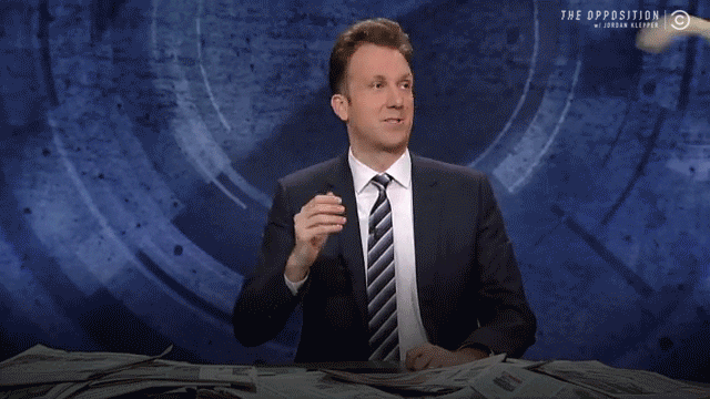 Jordan Klepper Comedy Central Ninja Karate Chot Technique GIF