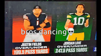 Jordan Love And Justin Fields GIF