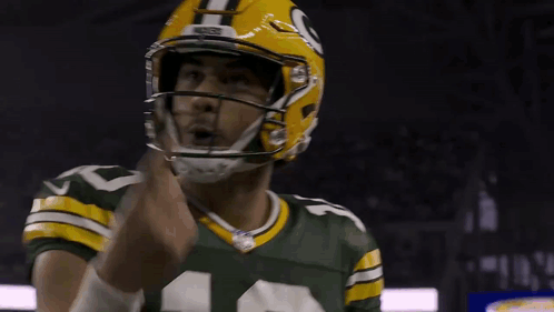 Jordan Love Counting One Two Three GIF