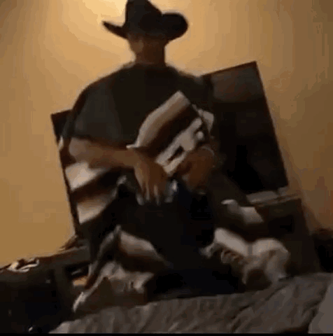 Jordan Love Cowboy Hat GIF