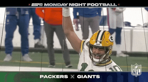 Jordan Love Packers Giants GIF