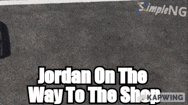 Jordan on the Way to the Shop Advertisement