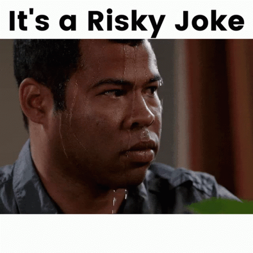 Jordan Peele Its A Risky Joke GIF