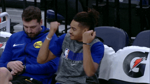 Jordan Poole Gesture Pump Up GIF
