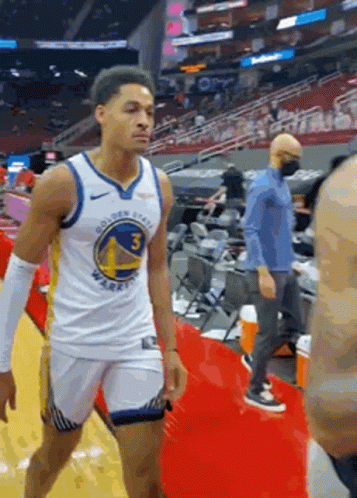 Jordan Poole Rock N Roll Hand Gesture GIF