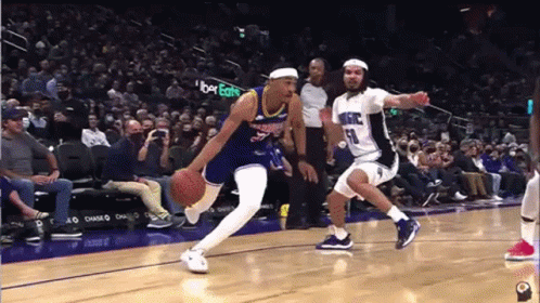 Jordan Poole Shot Below Ring GIF