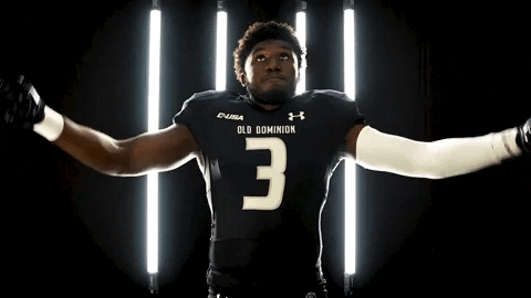Jordan Young Linebacker Odu Running Back Cheer Up GIF